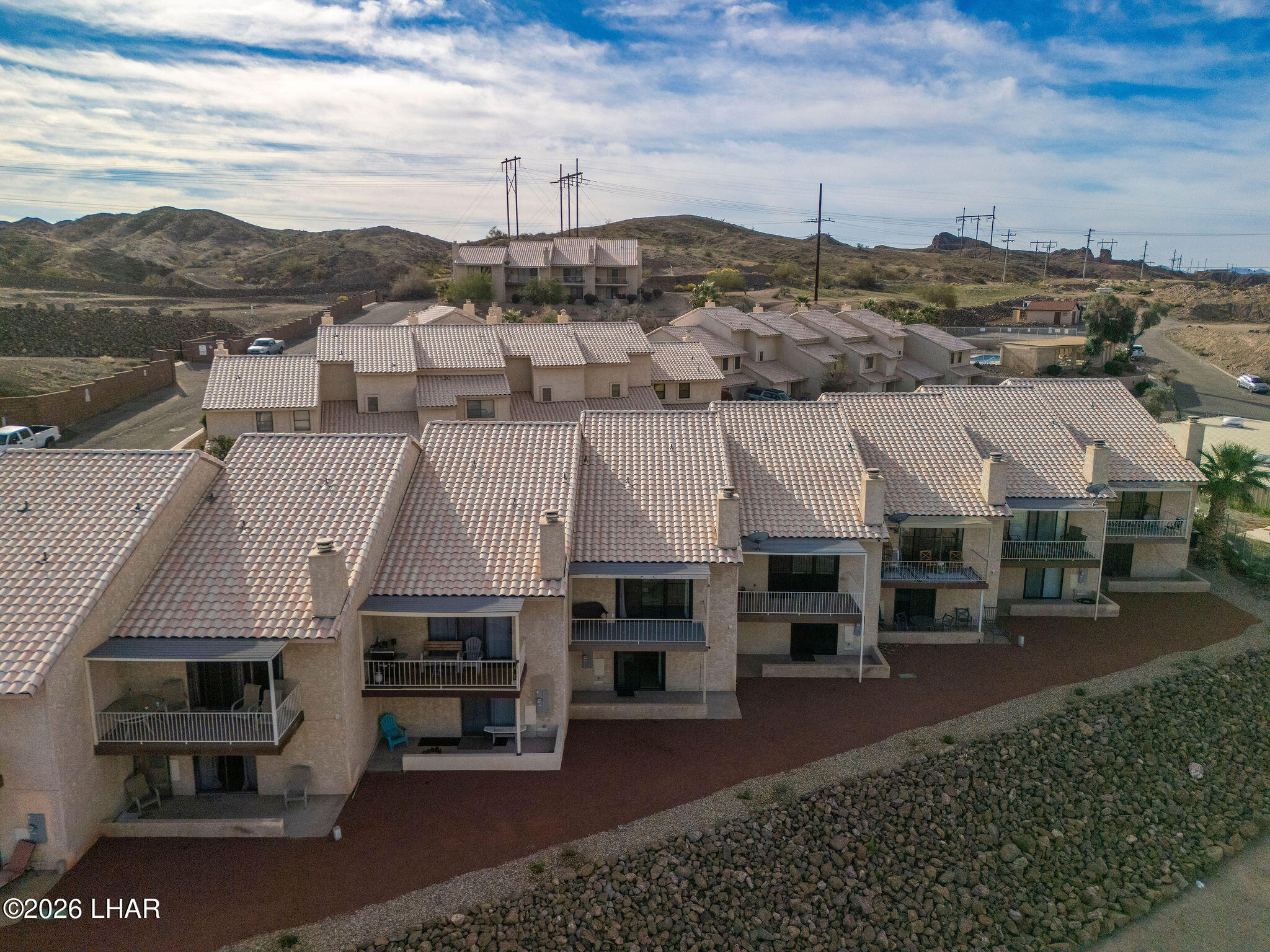 8625 Riverside Drive, Unit 5 Parker, AZ 85344 - Photo 7 of 42 Rear Aerial View