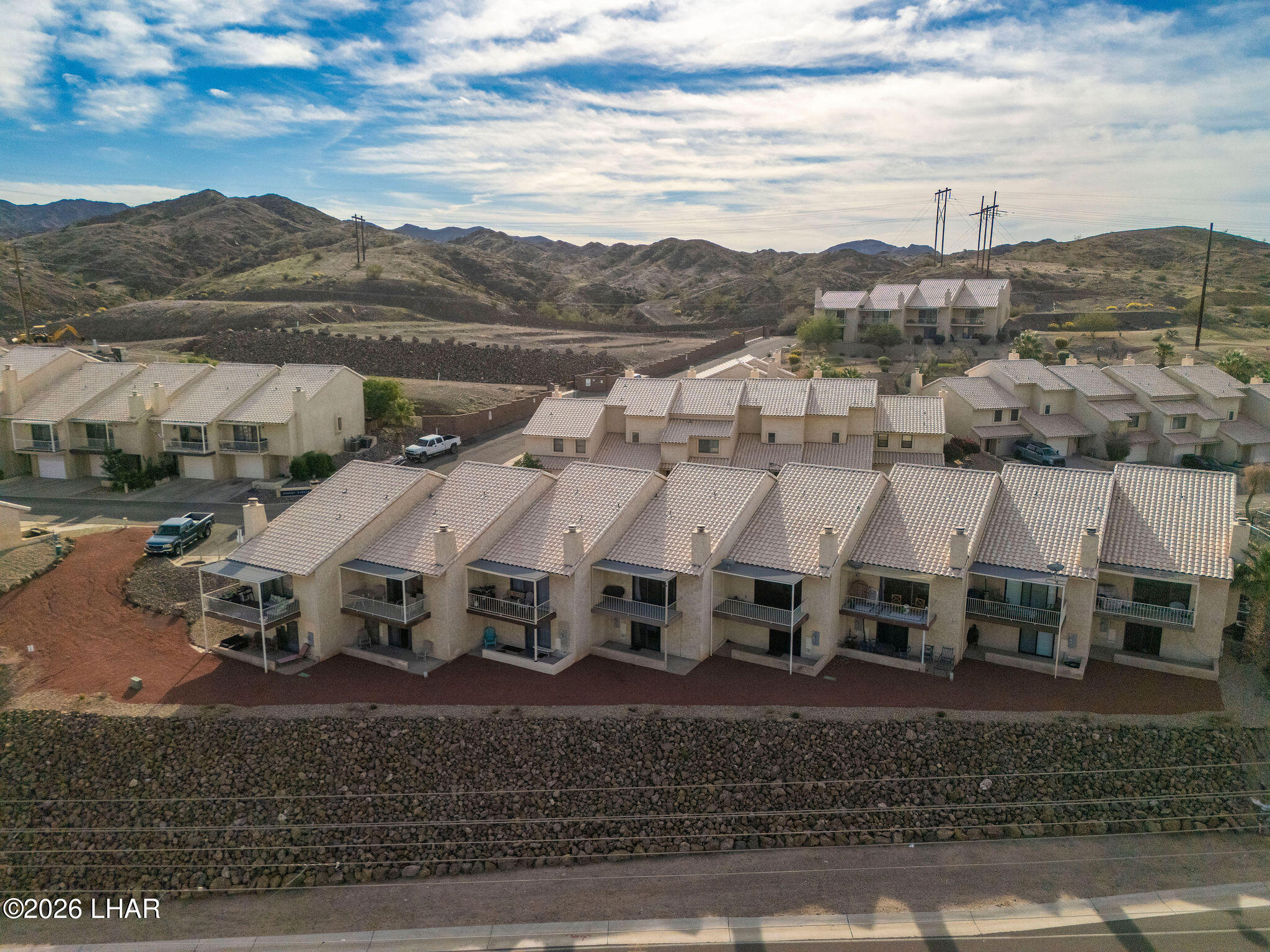 8625 Riverside Drive, Unit 5 Parker, AZ 85344 - Photo 8 of 42 Top Rear Aerial View