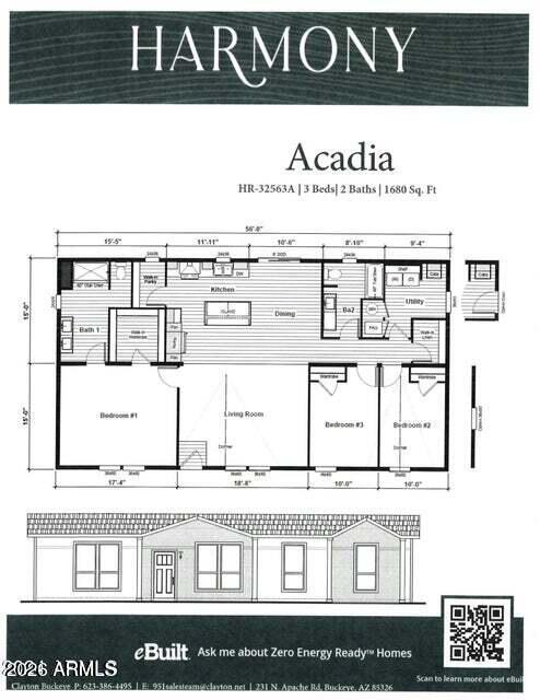 717 North Ralston Road Maricopa, AZ 85139 - Photo 35 of 35 Harmony Acadia Floorplan