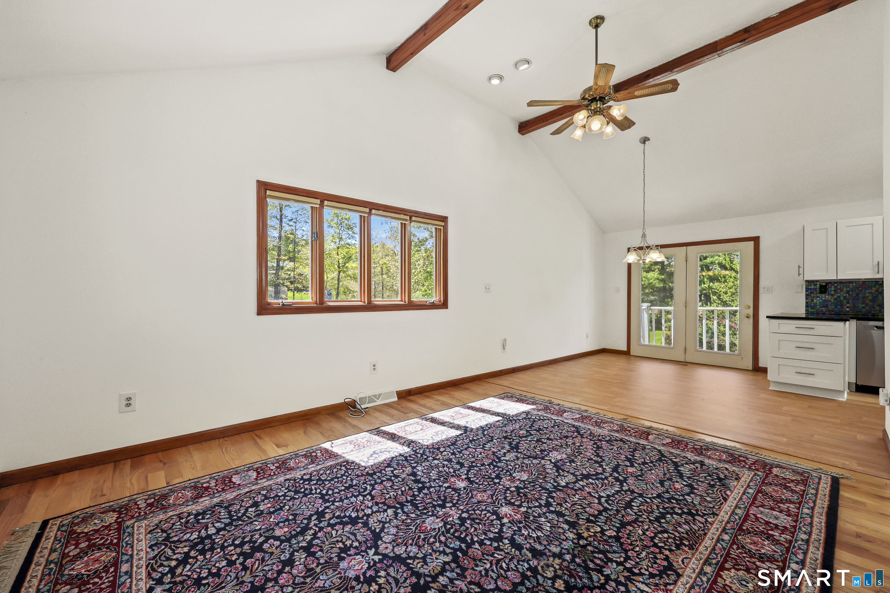 419 Birge Park Road Harwinton, CT 06791 - Photo 8 of 36 a view of a room with a bed and wooden floor