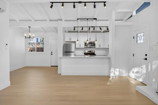 wooden floor in an empty room