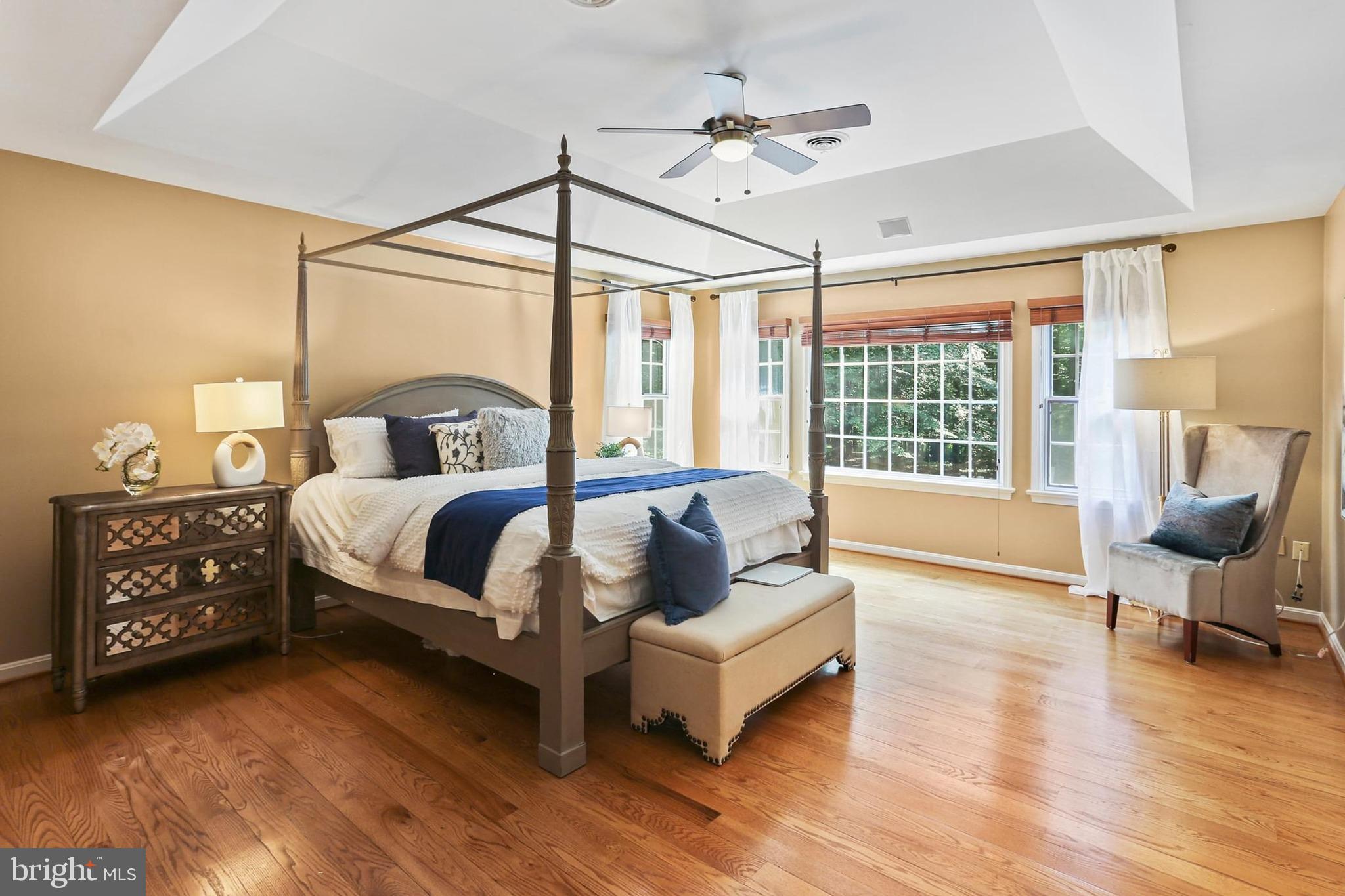 11843 Linden Chapel Road Clarksville, MD 21029 - Photo 38 of 128 Beautiful primary bedroom with tray ceilings