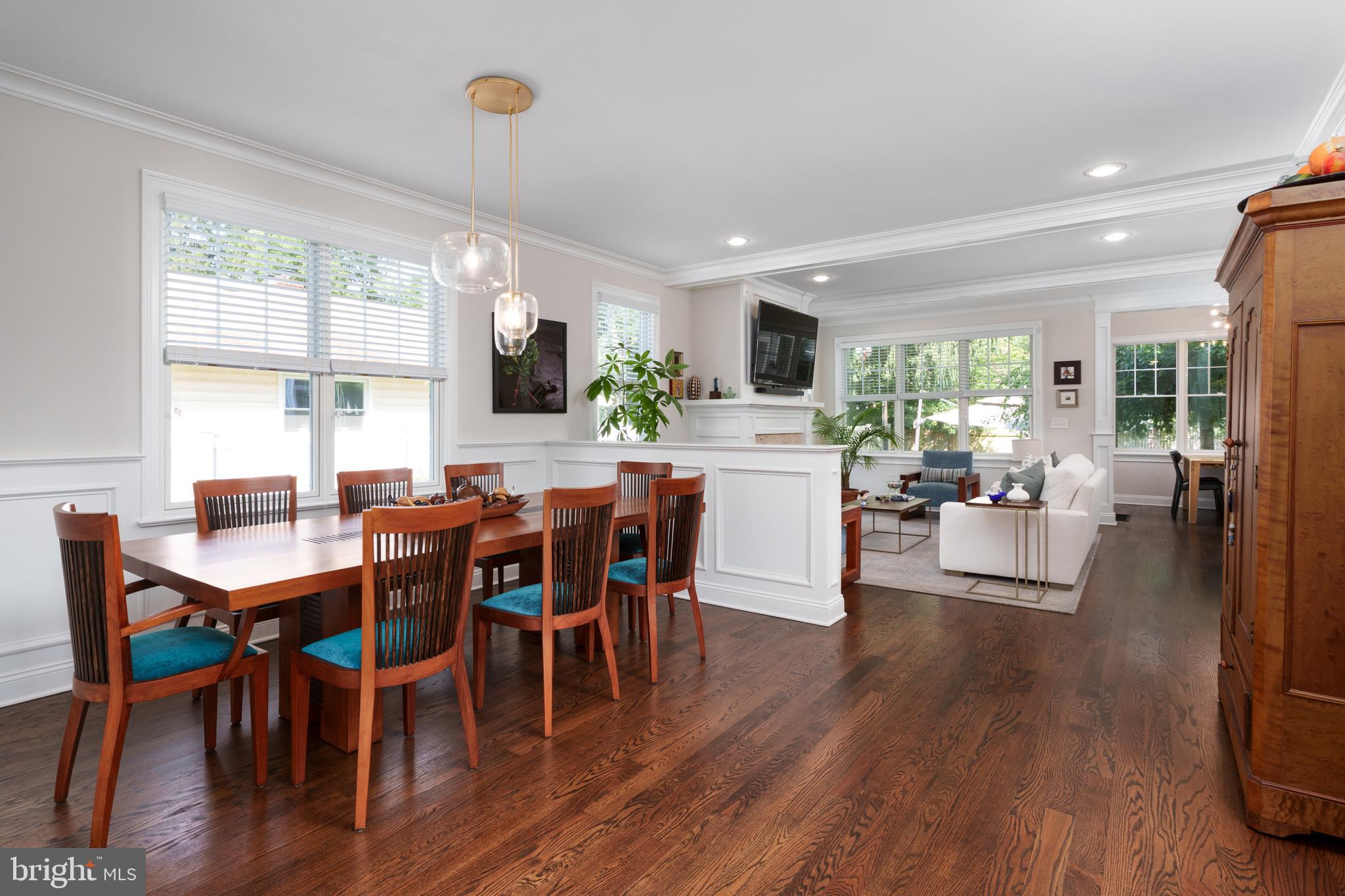 28 Hillside Road Princeton, NJ 08540 - Photo 5 of 31 a view of a dining room with furniture window and wooden floor