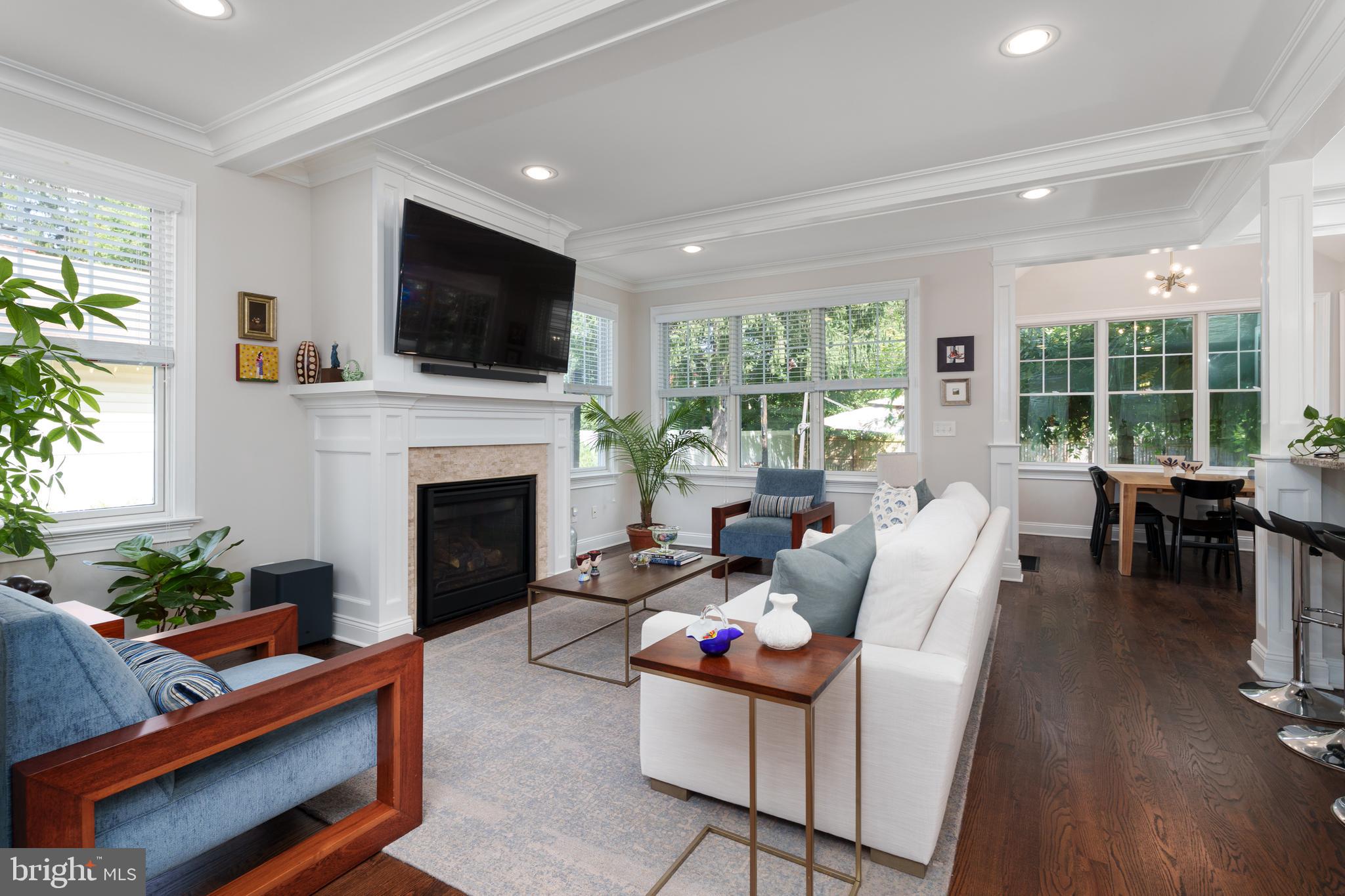 28 Hillside Road Princeton, NJ 08540 - Photo 9 of 31 a living room with furniture fireplace and flat screen tv