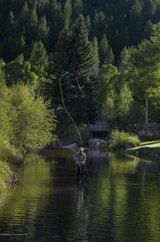 a view of a golf course with a garden