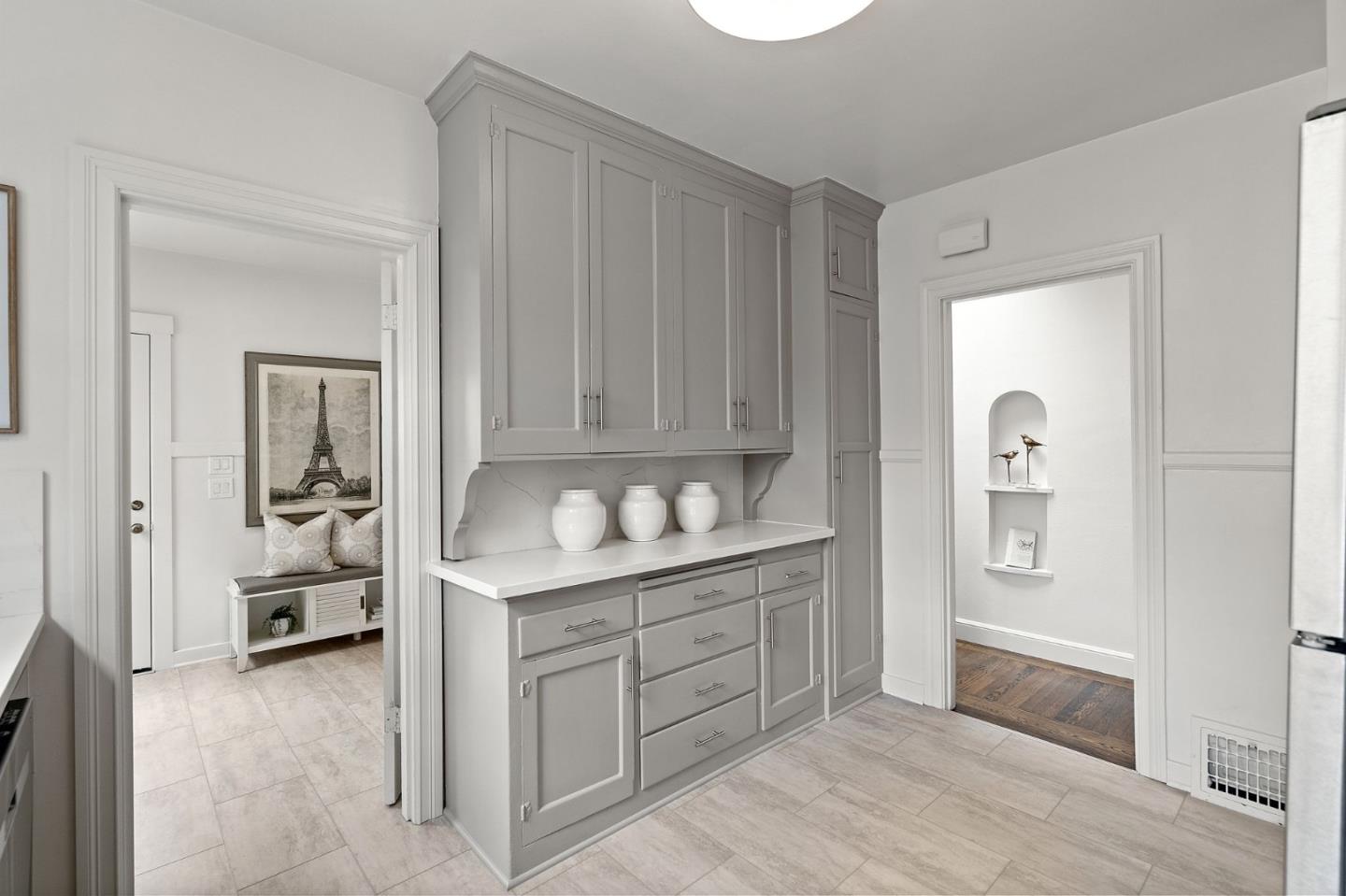 139 Warren Road San Mateo, CA 94401 - Photo 17 of 63 a view of kitchen with furniture and wooden floor