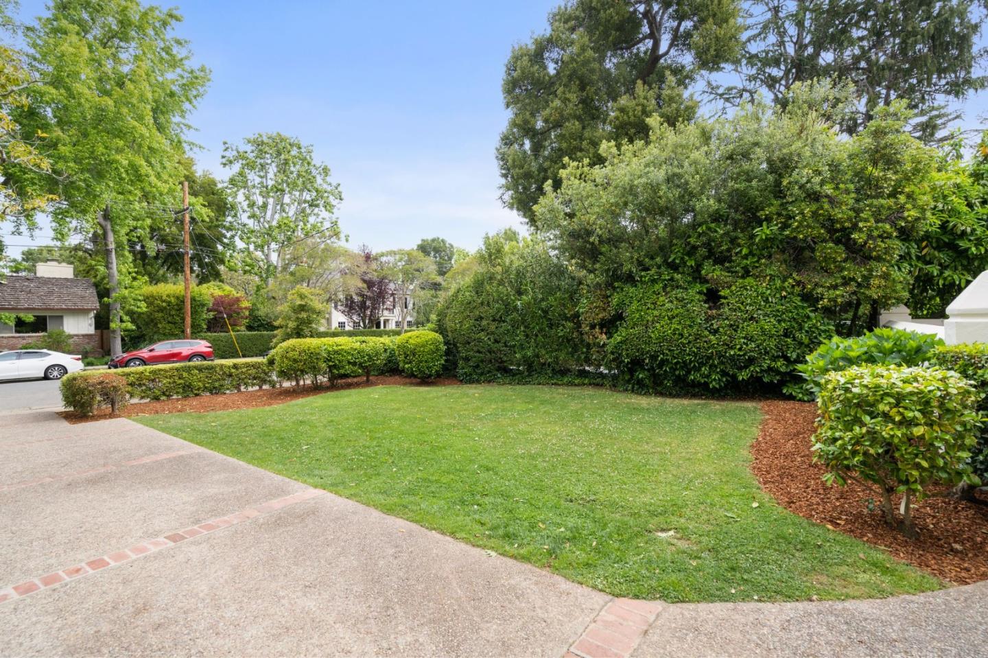 139 Warren Road San Mateo, CA 94401 - Photo 4 of 63 a view of a yard with plants and large trees