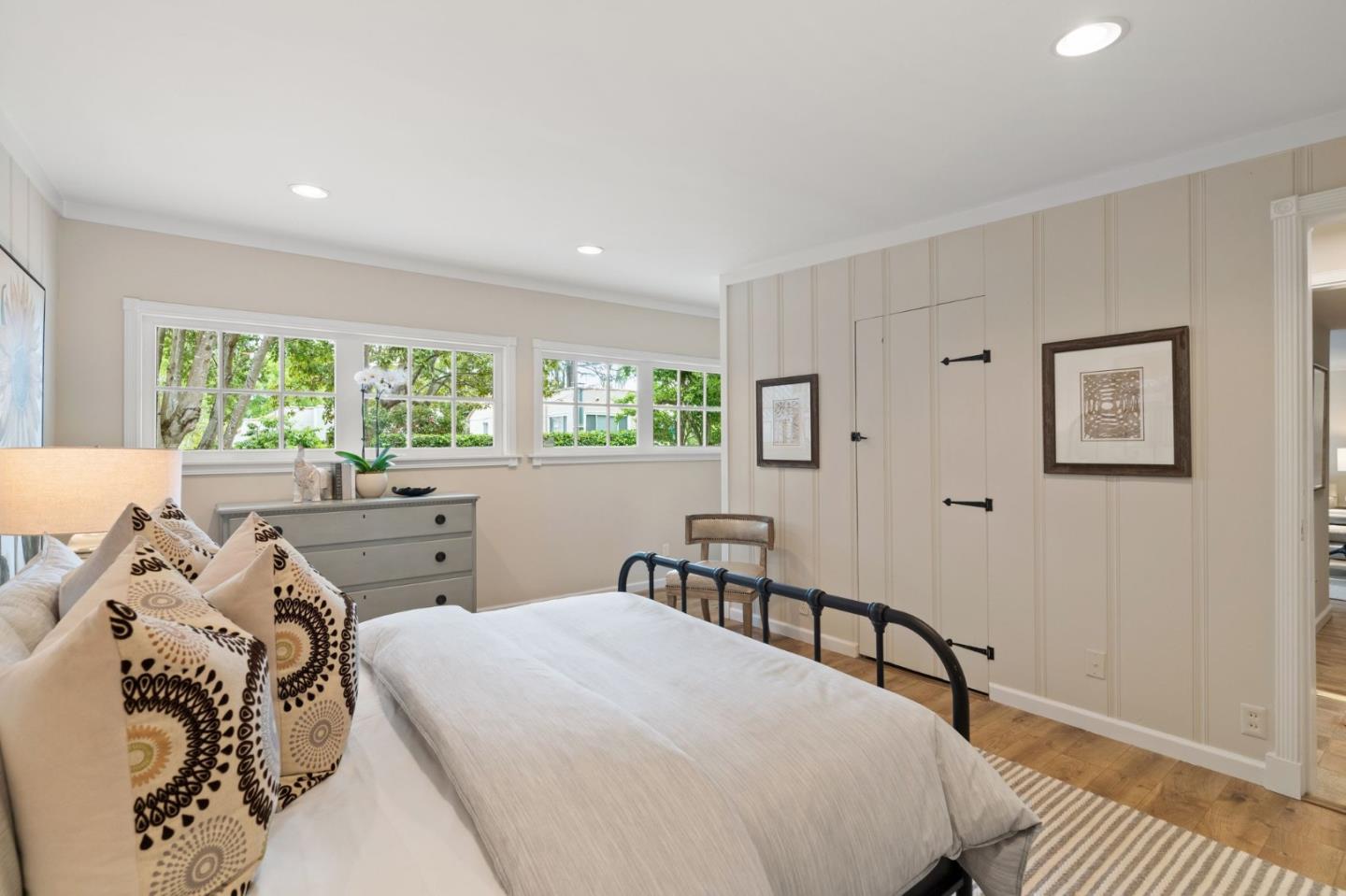 139 Warren Road San Mateo, CA 94401 - Photo 46 of 63 a bedroom with a bed and a large window