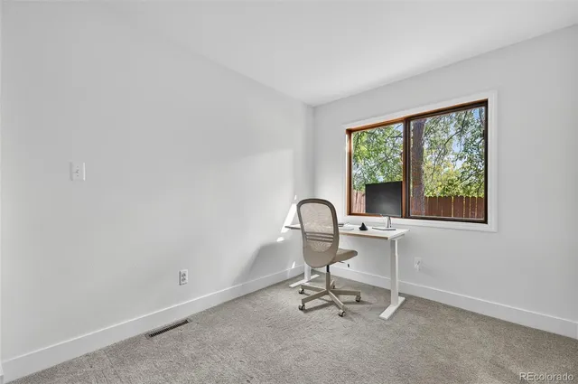 a view of a workspace with a window