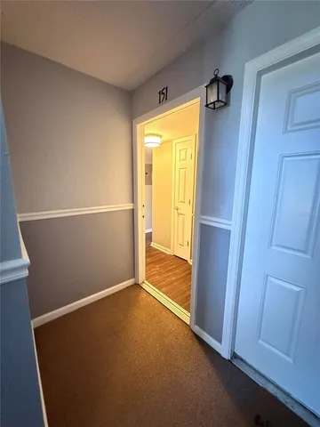 a view of a walk in closet