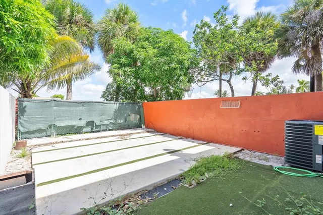 an outdoor view of sitting area