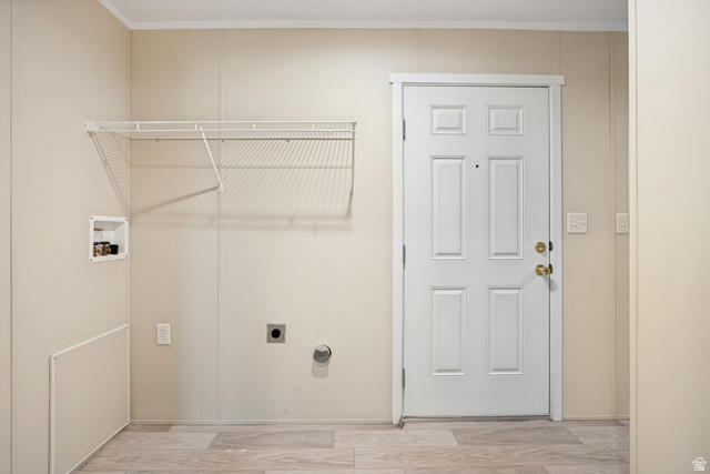 142 Cushing Way Layton, UT 84041 - Photo 6 of 15 Utility area featuring pale wall paneling and light wood-finish flooring
