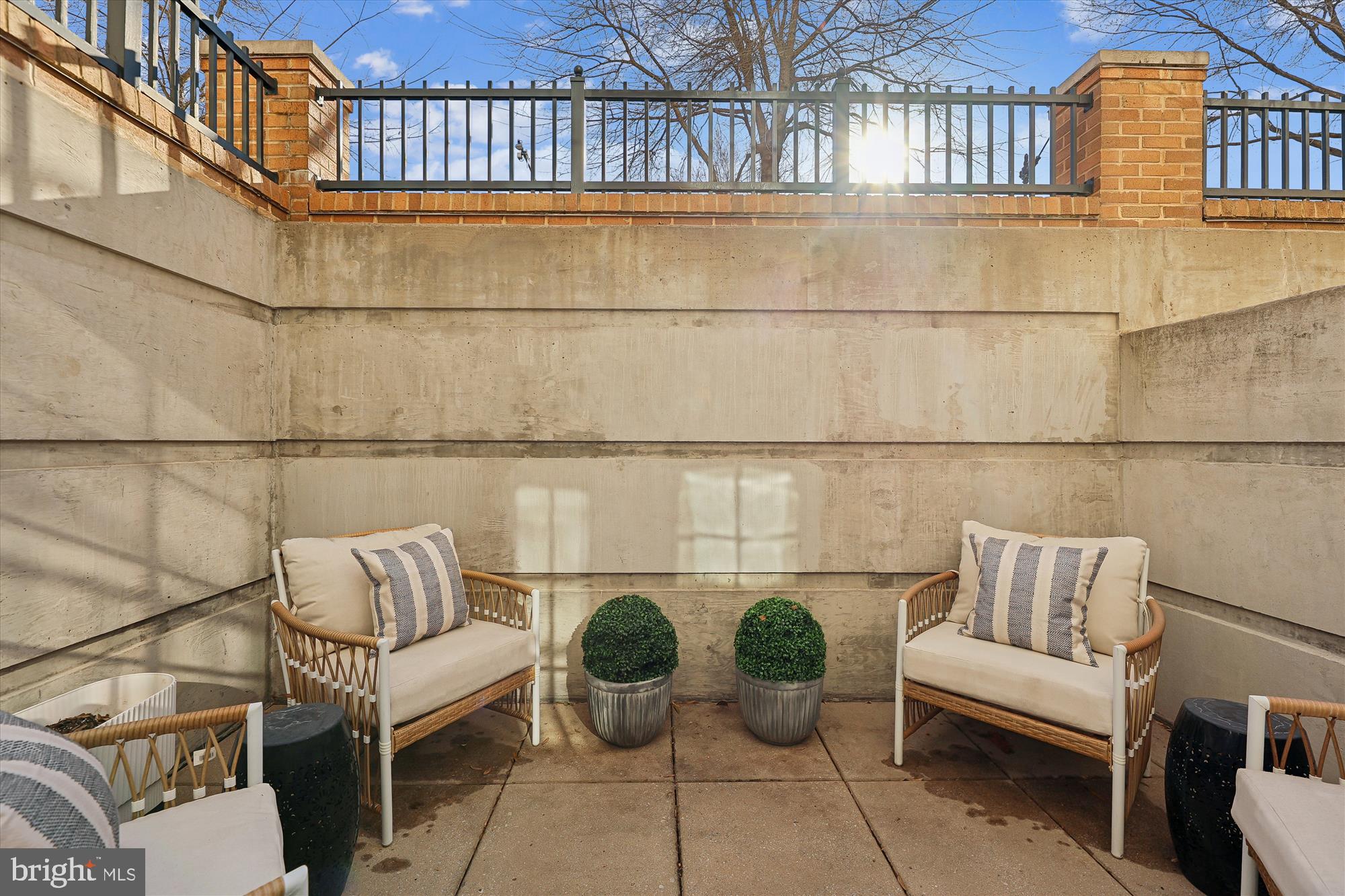 2501 Wisconsin Avenue Northwest, Unit 7 Washington, DC 20007 - Photo 21 of 30 a view of outdoor space with seating