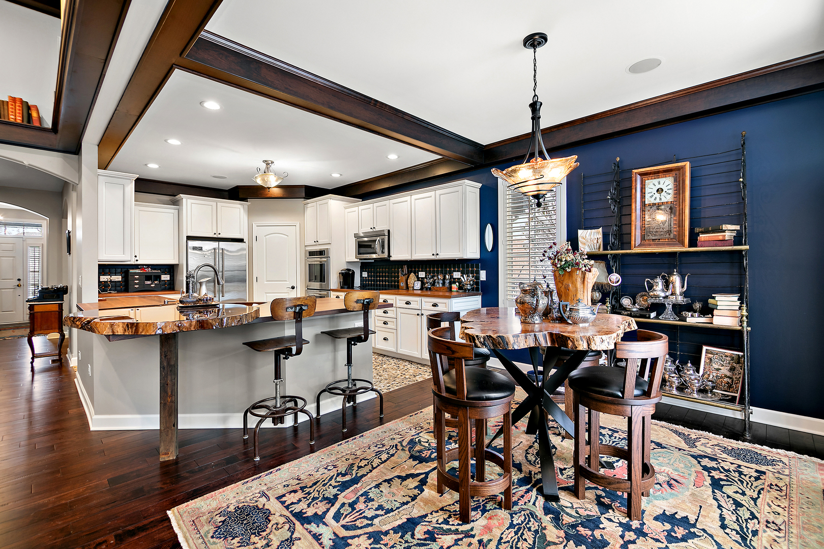 16665 Merc Lane Lockport, IL 60441 - Photo 14 of 54 a kitchen with lots of wooden furniture