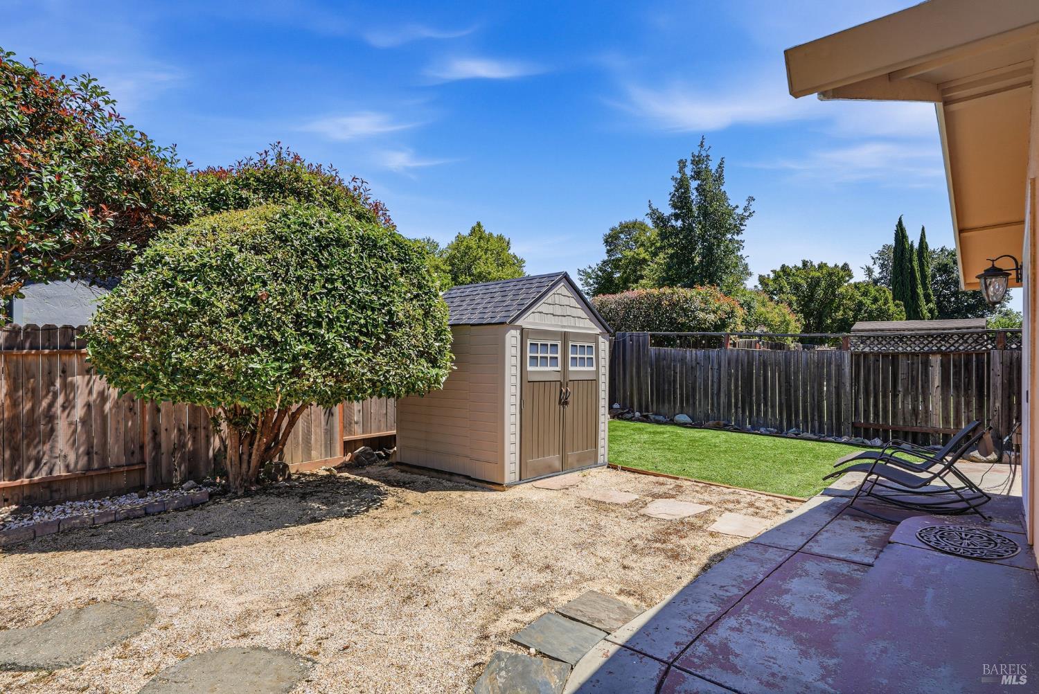 773 Blue Ridge Lane Vacaville, CA 95688 - Photo 39 of 44 a view of a backyard with a tree