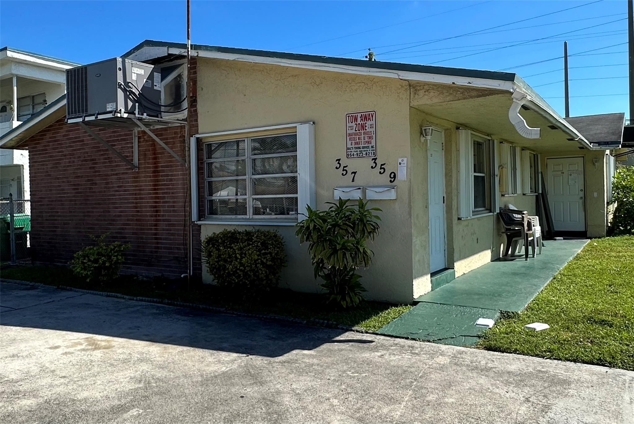 357 Phippen Waiters Road Dania Beach, FL 33004 - Photo 1 of 1 Front View of duplex