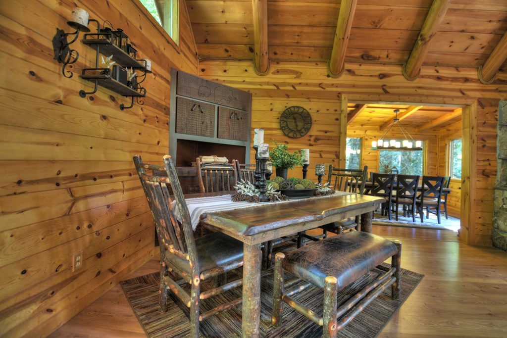 91 Dream Cove Road Cherry Log, GA 30522 - Photo 22 of 83 a dinning table and chairs in the patio
