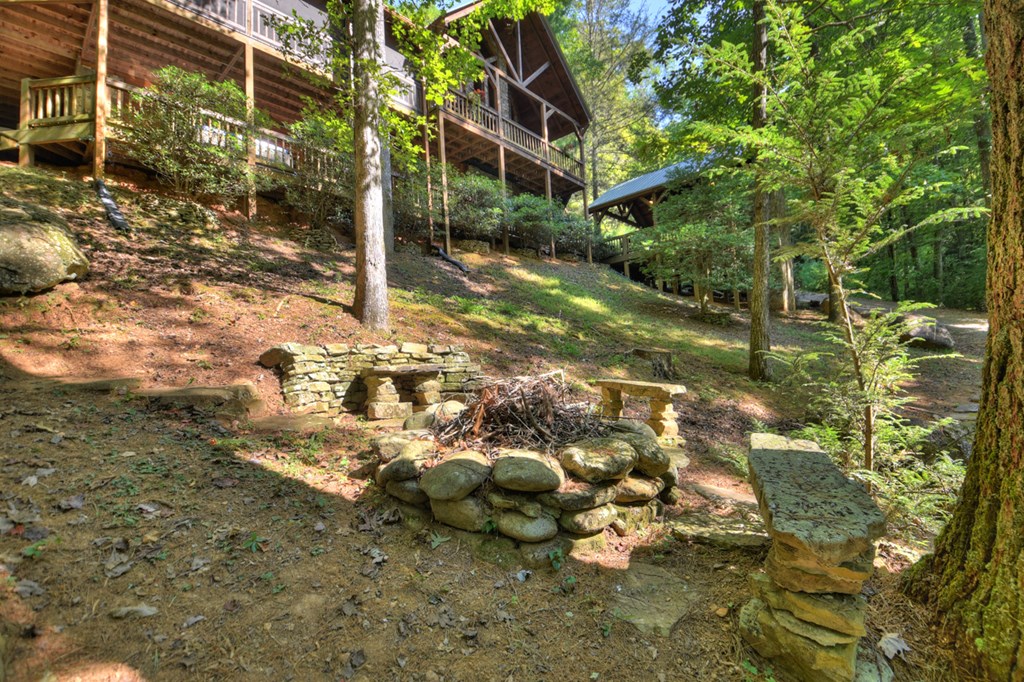 91 Dream Cove Road Cherry Log, GA 30522 - Photo 65 of 83 a backyard of a house with lots of green space