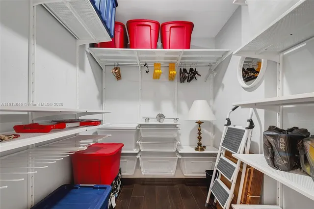 a kitchen with a stove and cabinets