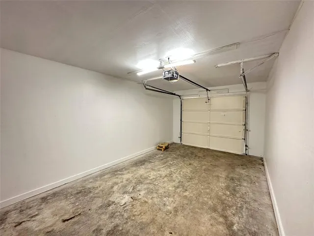 a view of a room with an empty space
