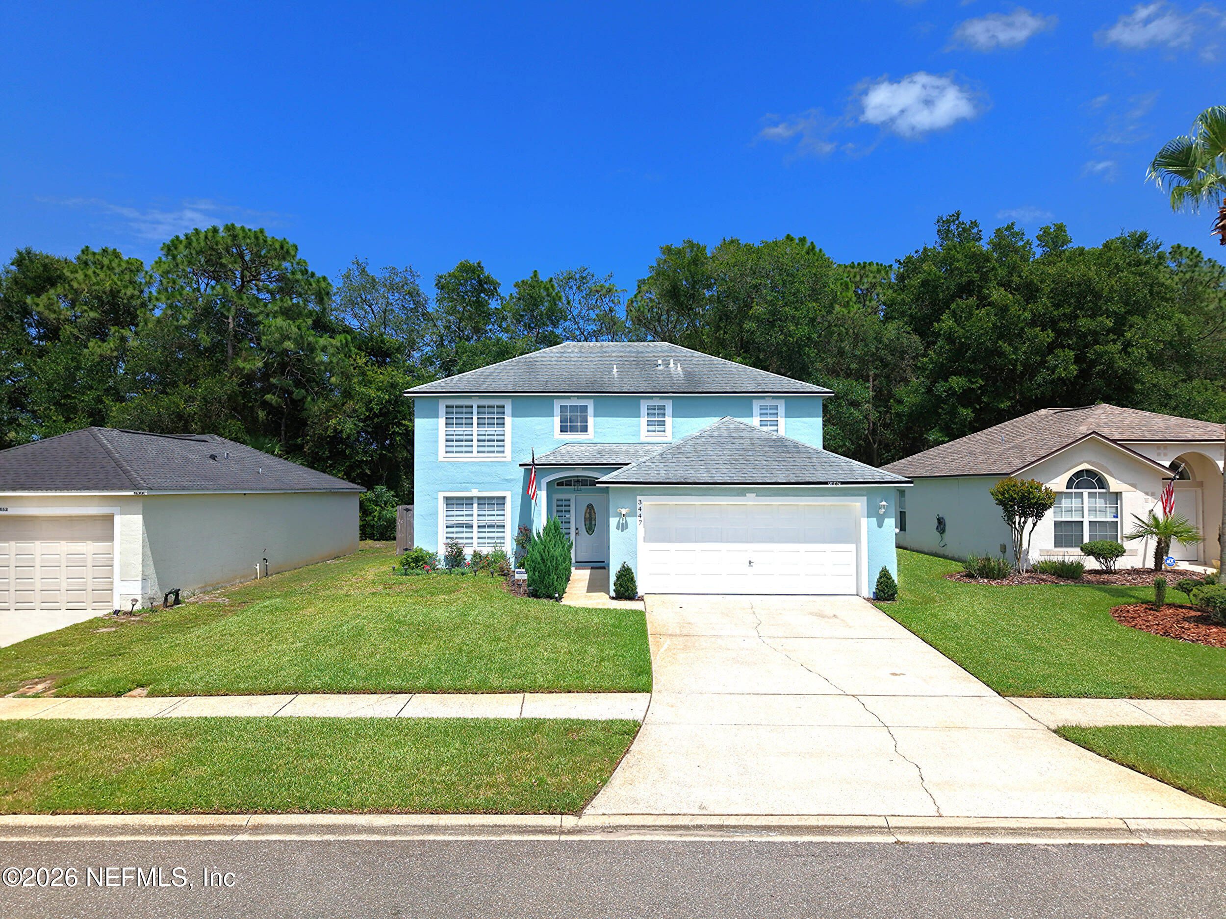 3447 Caroline Ridge Lane East Jacksonville, FL 32225 - Photo 42 of 44 75_aerial front facade 1