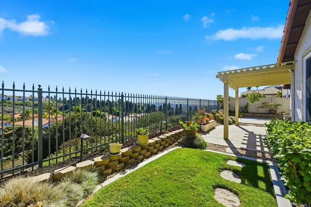 front view of a house with a large window