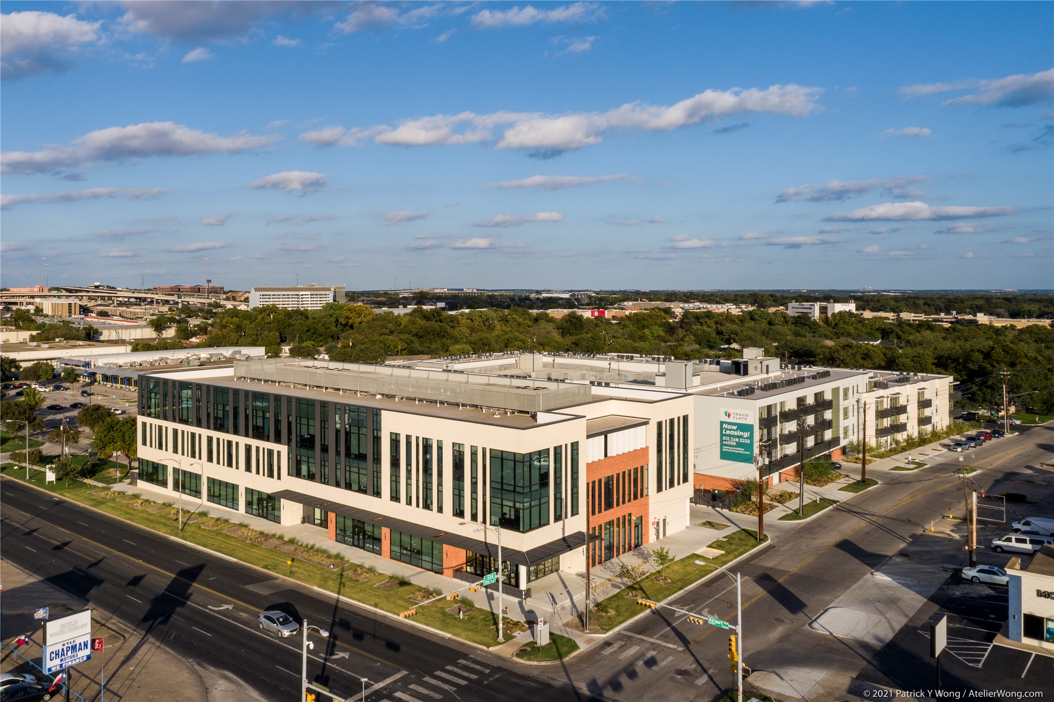 5310 Helen Street, Unit STUDIO Austin, TX 78751 - Photo 16 of 23 a view of a large building with a city view