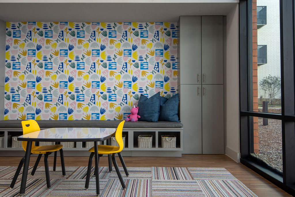 5310 Helen Street, Unit STUDIO Austin, TX 78751 - Photo 21 of 23 a view of a workspace with furniture and wooden floor