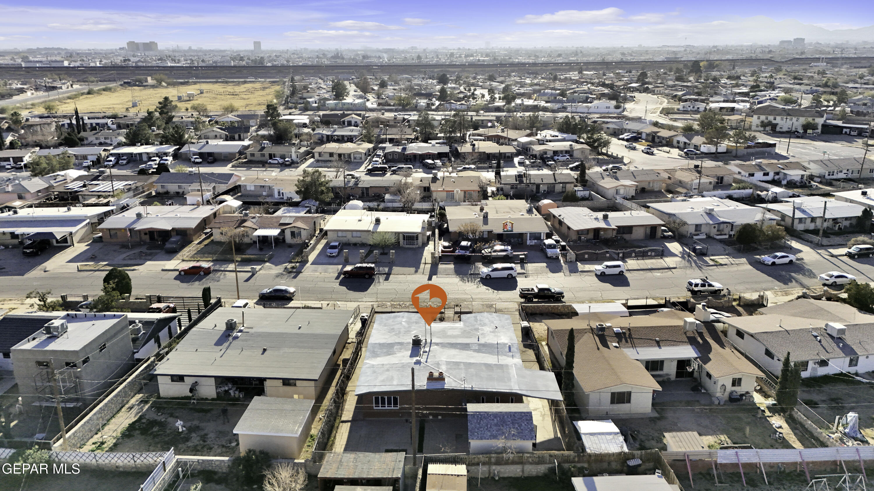 7125 Banana Tree Lane El Paso, TX 79915 - Photo 62 of 62 an aerial view of residential houses with city view