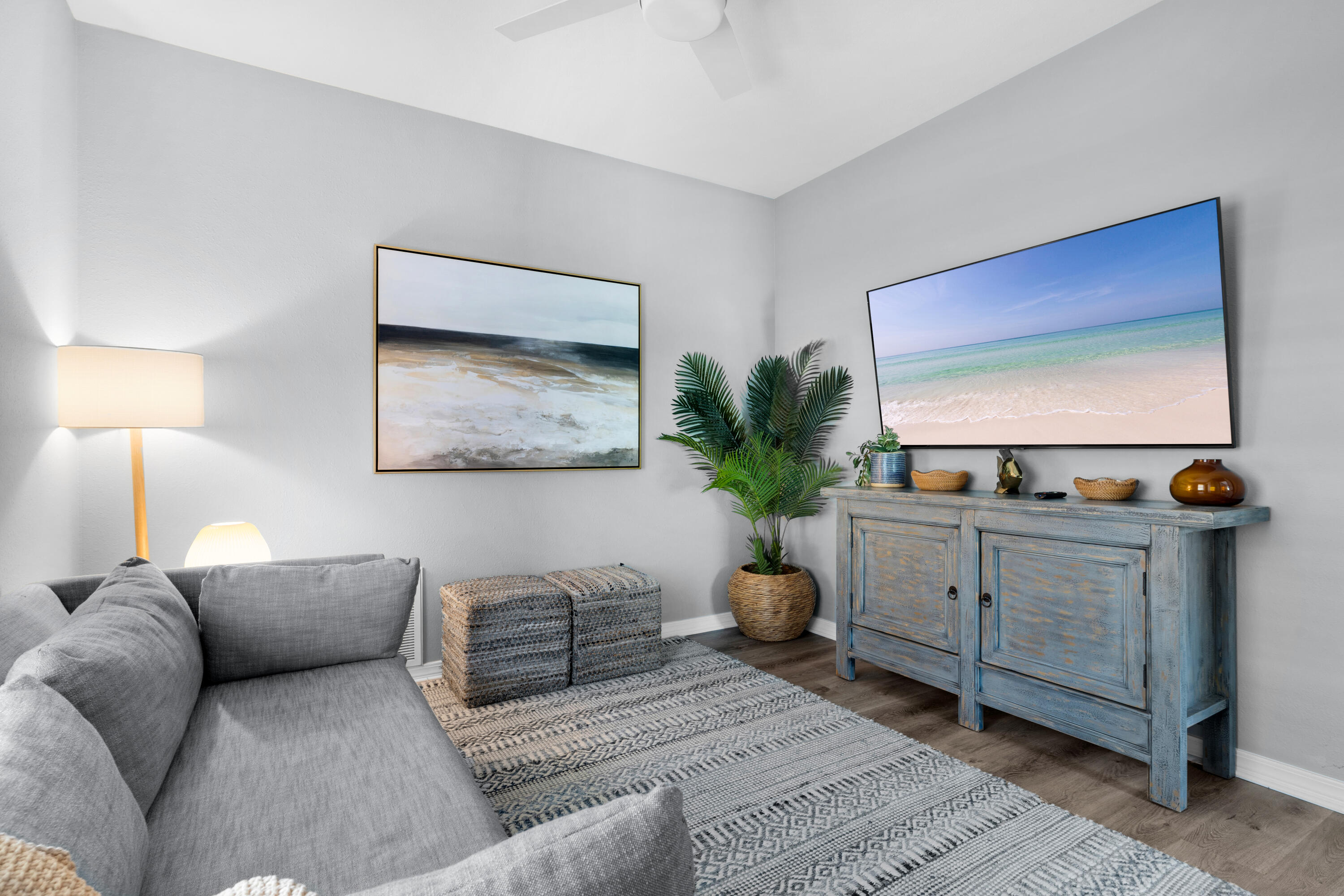 4621 Paradise Isle Destin, FL 32541 - Photo 21 of 65 a living room with furniture and a potted plant
