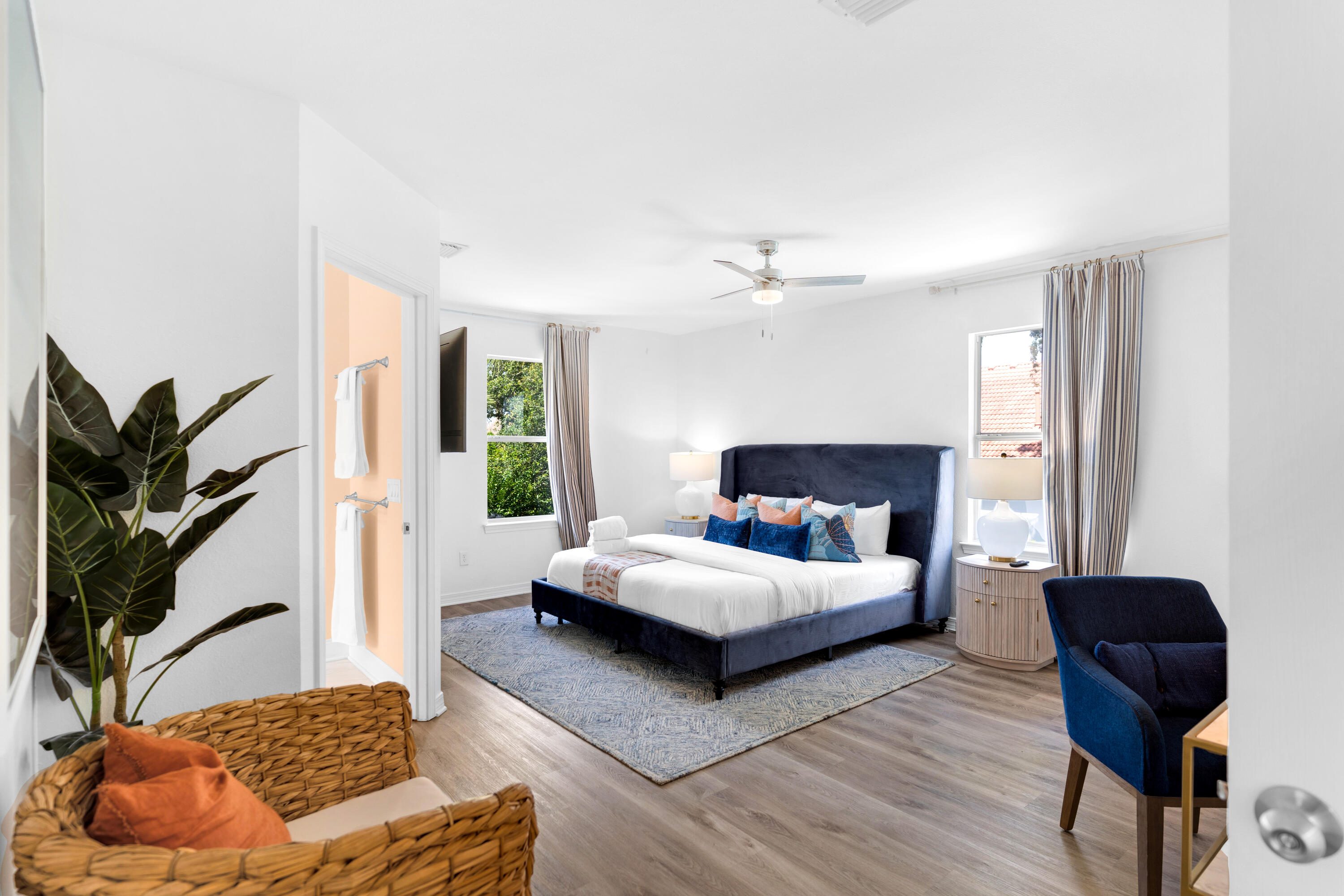 4621 Paradise Isle Destin, FL 32541 - Photo 34 of 65 a bedroom with a bed and window