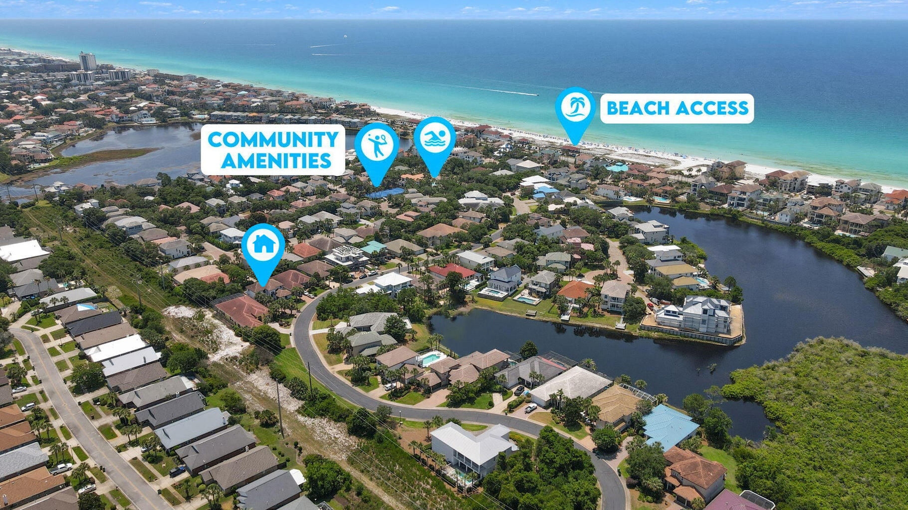 4621 Paradise Isle Destin, FL 32541 - Photo 50 of 65 Aerial