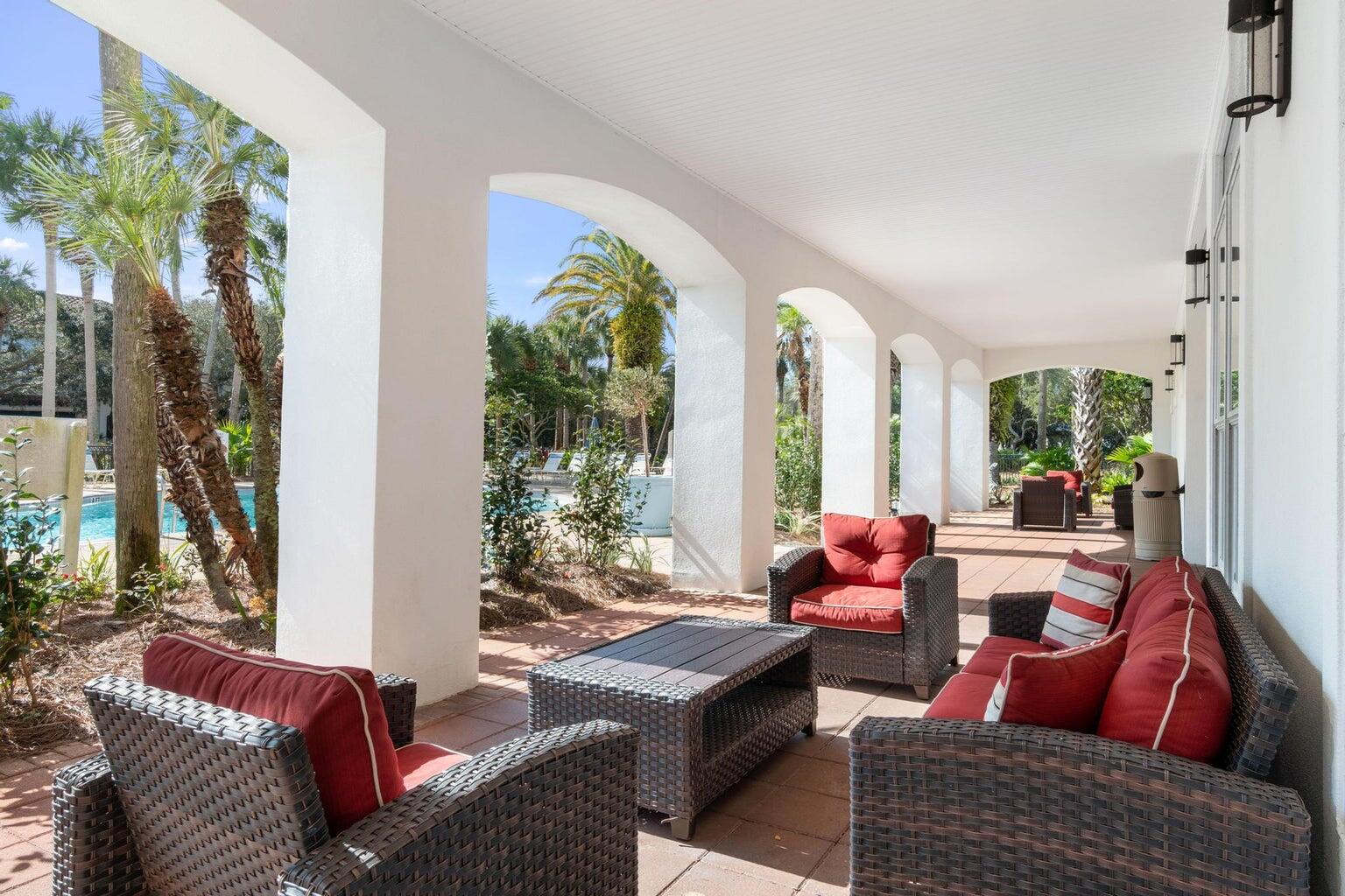 4621 Paradise Isle Destin, FL 32541 - Photo 61 of 65 a living room with furniture and a large window