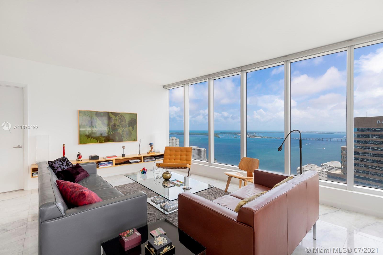 485 Brickell Avenue, Unit 4108 Miami, FL 33131 - Photo 3 of 21 a reading room with furniture and a large window