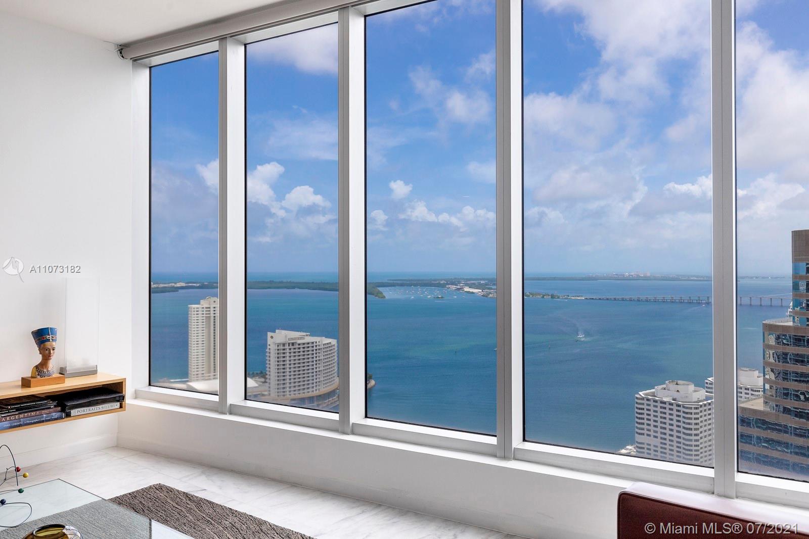 485 Brickell Avenue, Unit 4108 Miami, FL 33131 - Photo 4 of 21 a view of a bathroom with a glass door and shower