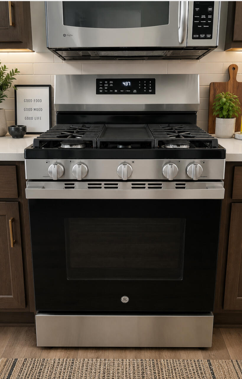 118 Minter Drive Griffith, IN 46319 - Photo 7 of 22 a stove top oven sitting inside of a kitchen