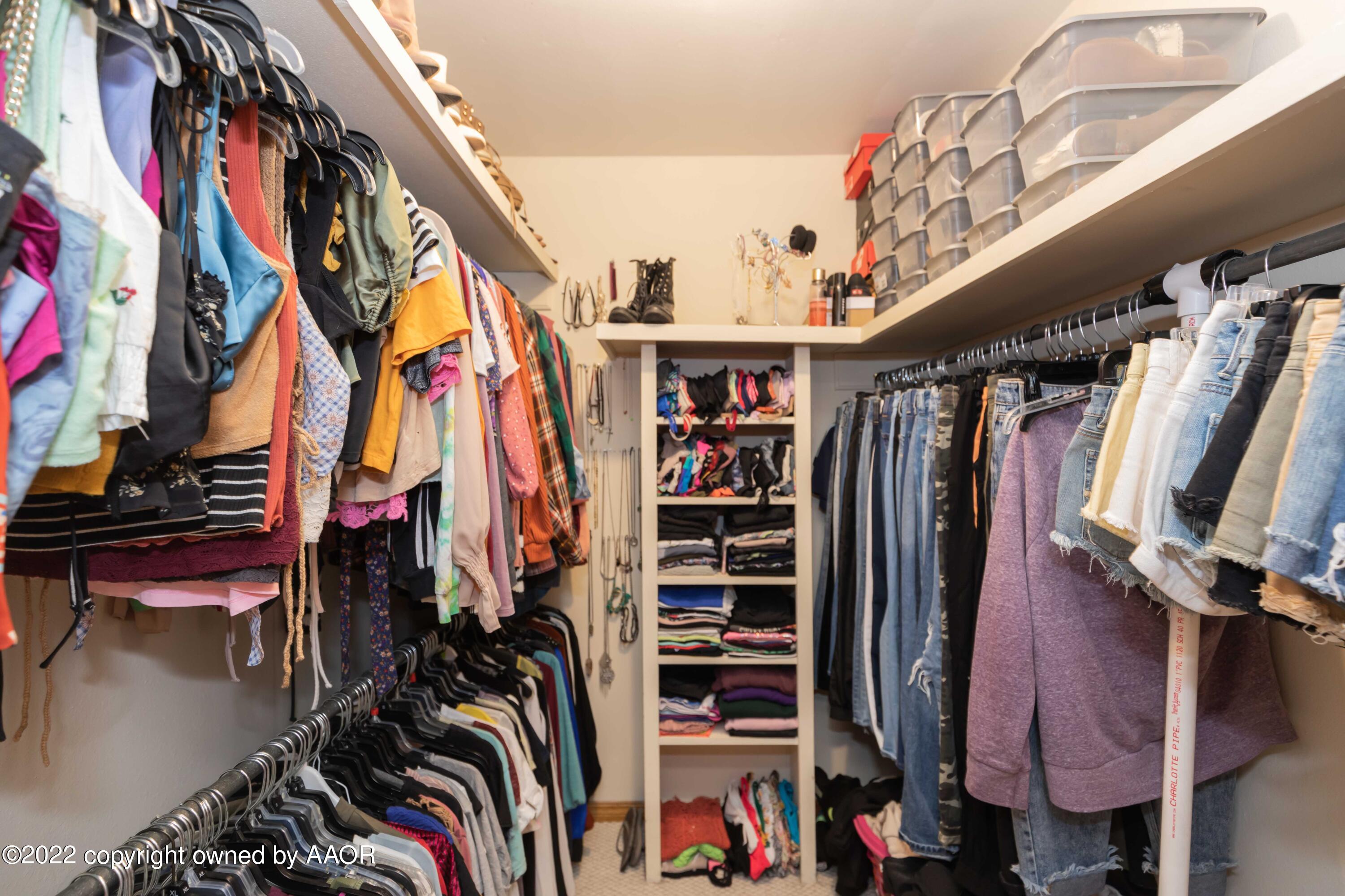 5203 While A Way Road Amarillo, TX 79109 - Photo 28 of 49 MASTER CLOSET VIEW 2
