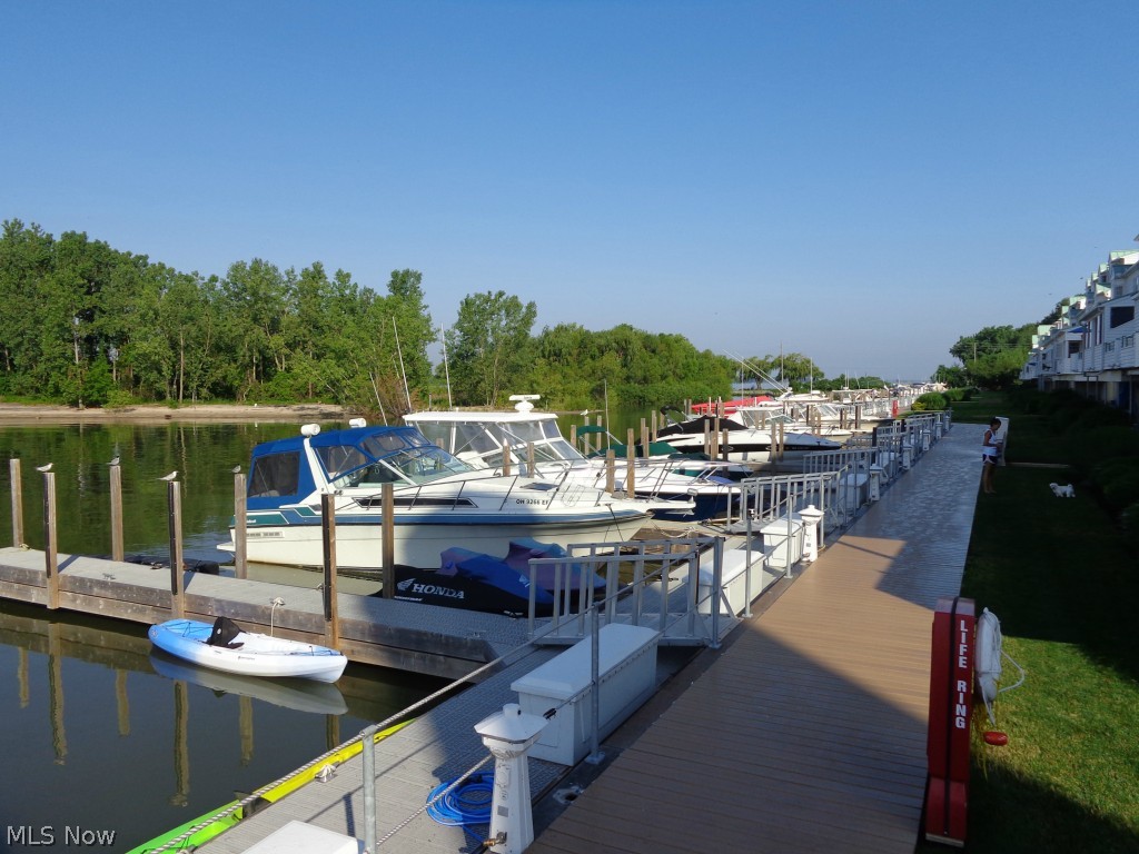 28 D Cedar Point Road Sandusky, OH 44870 - Photo 25 of 27 Boat docks & partial view of the sandy beach.