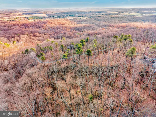 a view of an outdoor space and mountain view