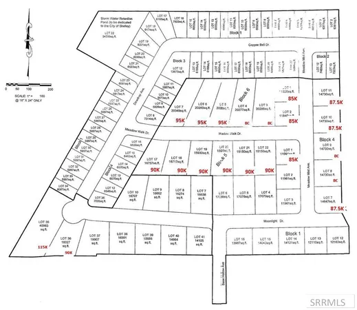 $95,000 | L6-b6 East L6-b6 E Meadow Walk Drive, Shelley, ID 83274