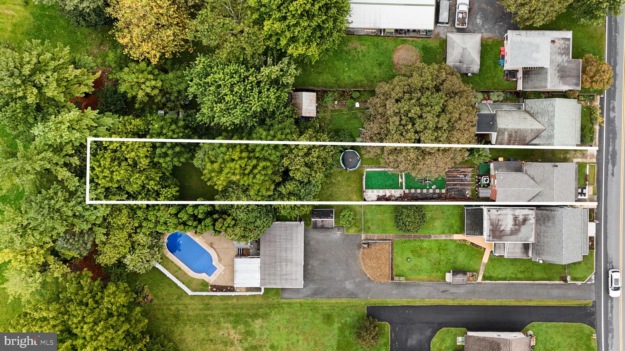 11 Montello Road Reading, PA 19608 - Photo 5 of 29 Aerial View with Approximate Property Lines