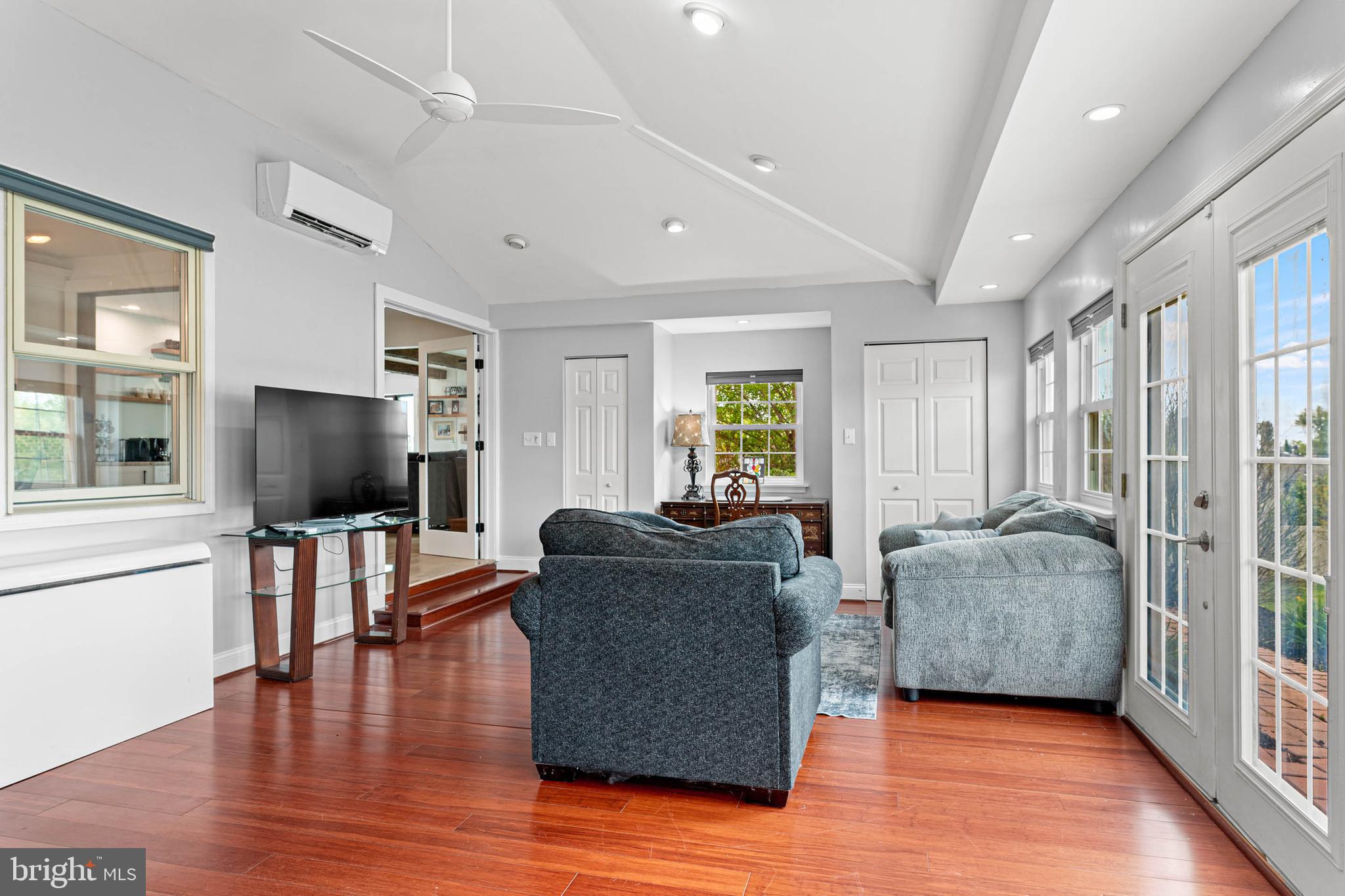 22 Russell Place Ambler, PA 19002 - Photo 19 of 65 a living room with furniture and a flat screen tv