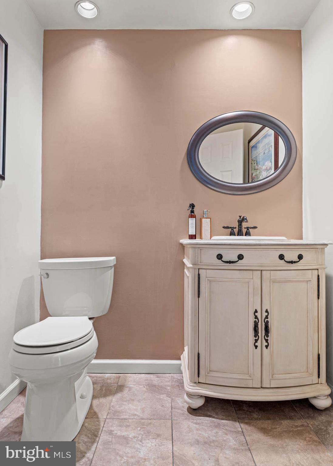 22 Russell Place Ambler, PA 19002 - Photo 29 of 65 a bathroom with a toilet and a sink
