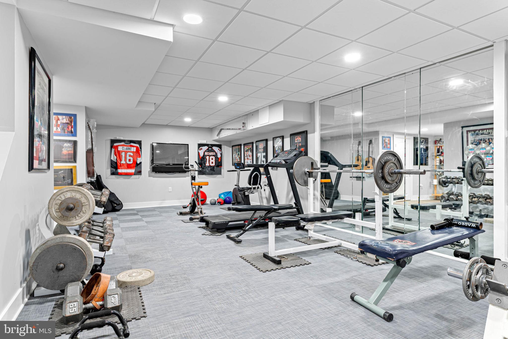 22 Russell Place Ambler, PA 19002 - Photo 50 of 65 a view of a room with gym equipment
