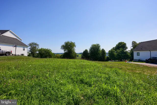 a view of a house with backyard and garden