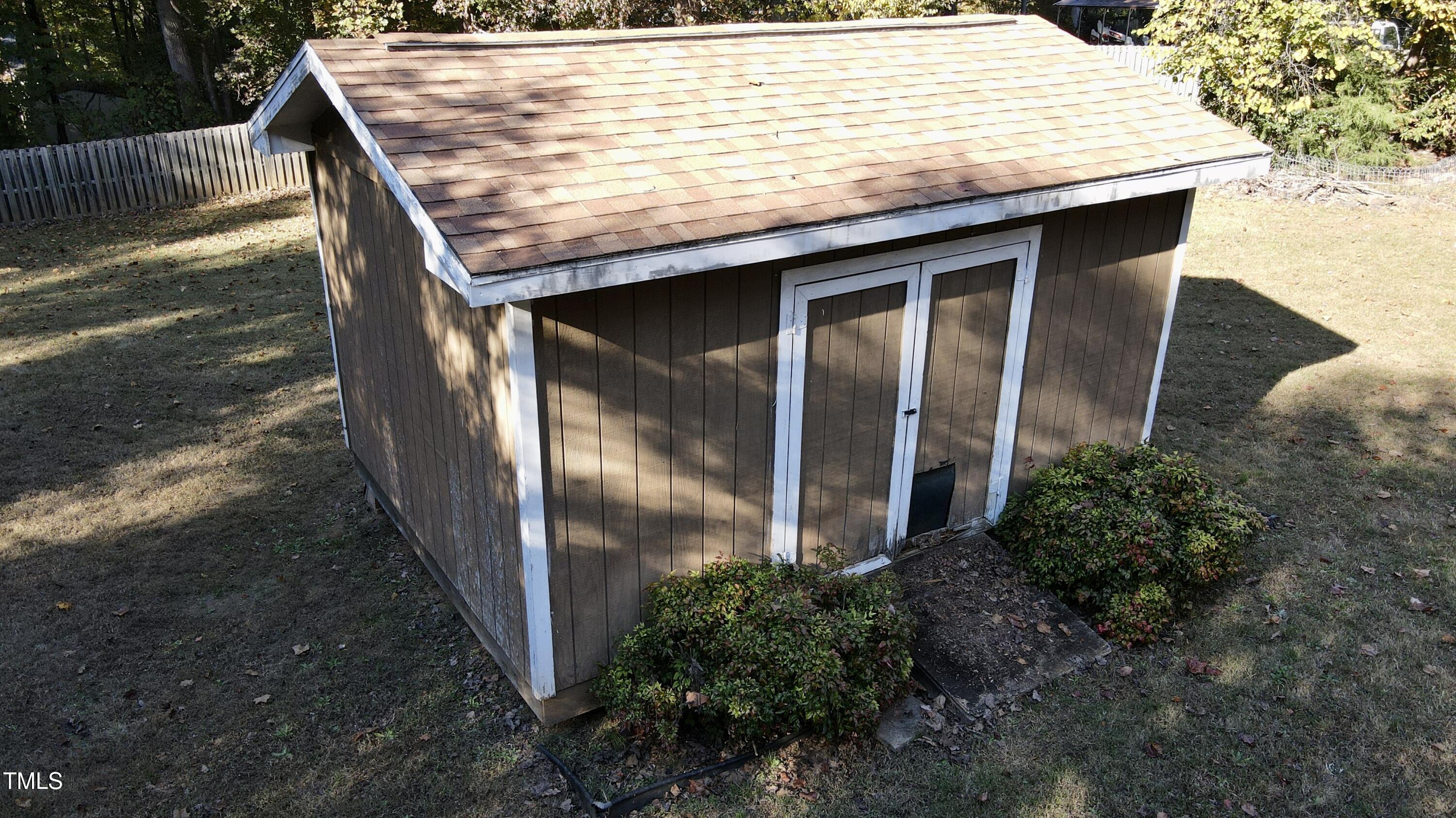 1123 Dove Ridge Road Bahama, NC 27503 - Photo 6 of 28 Storage Shed & Roof View