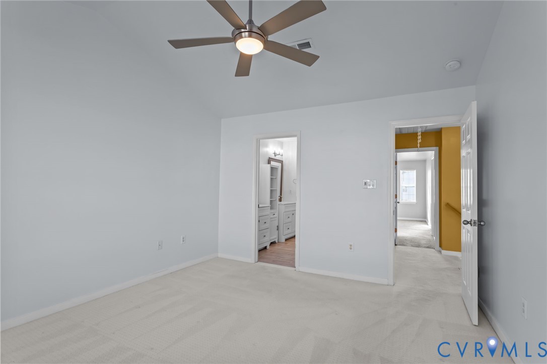 6106 Lookout Point Circle Midlothian, VA 23112 - Photo 23 of 42 wooden floor in an empty room and a ceiling fan