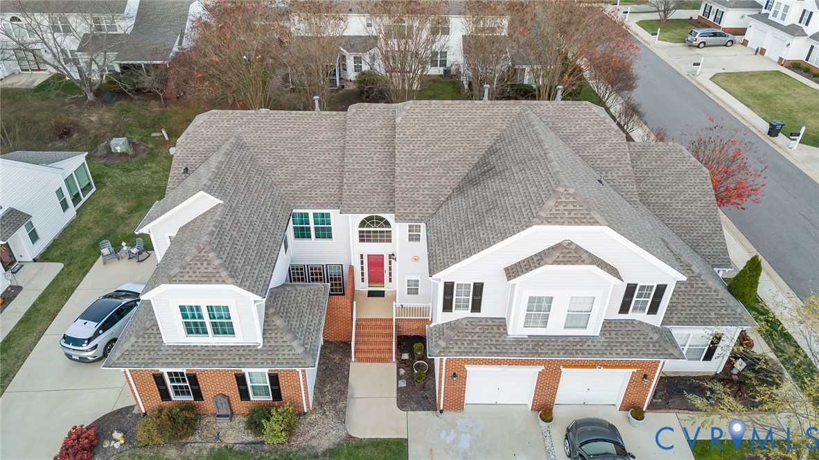 6106 Lookout Point Circle Midlothian, VA 23112 - Photo 32 of 42 a aerial view of a house with a garden