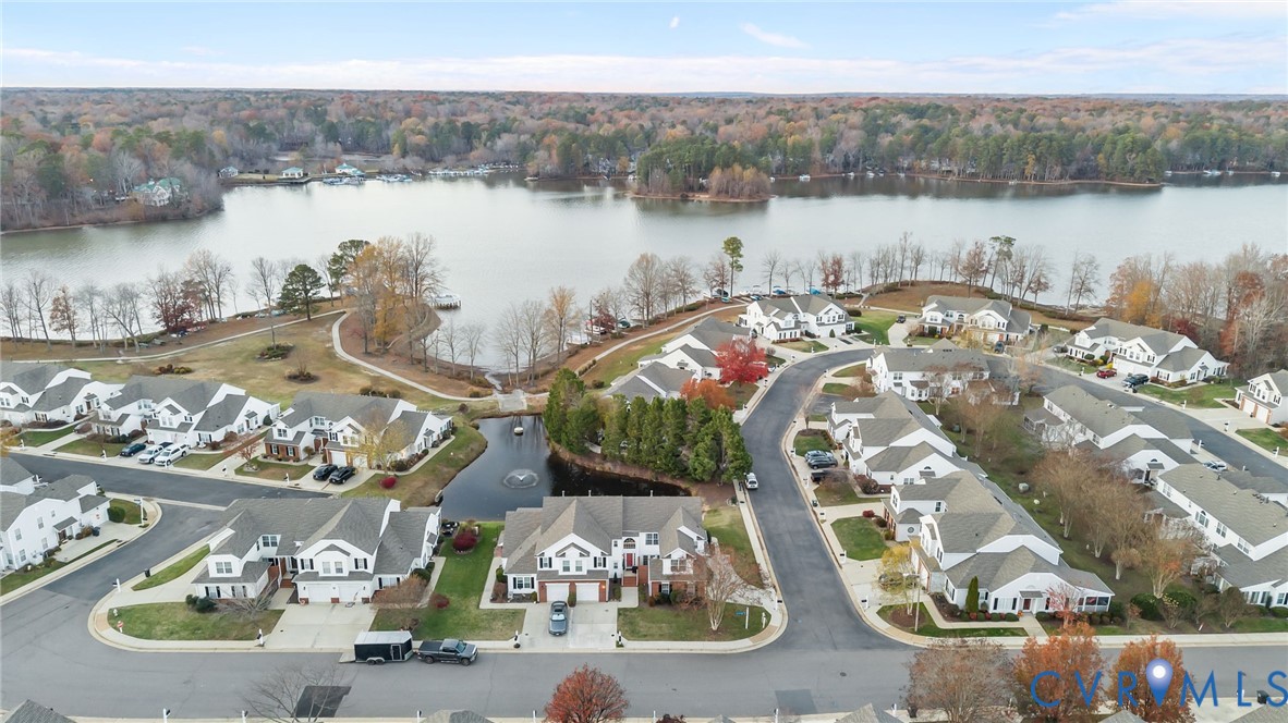 6106 Lookout Point Circle Midlothian, VA 23112 - Photo 38 of 42 a view of a lake in middle of the town