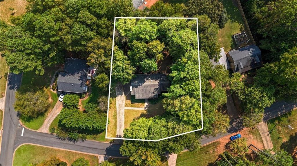 31 Powder Mill Drive Dallas, GA 30157 - Photo 4 of 41 an aerial view of a residential houses with yard and swimming pool